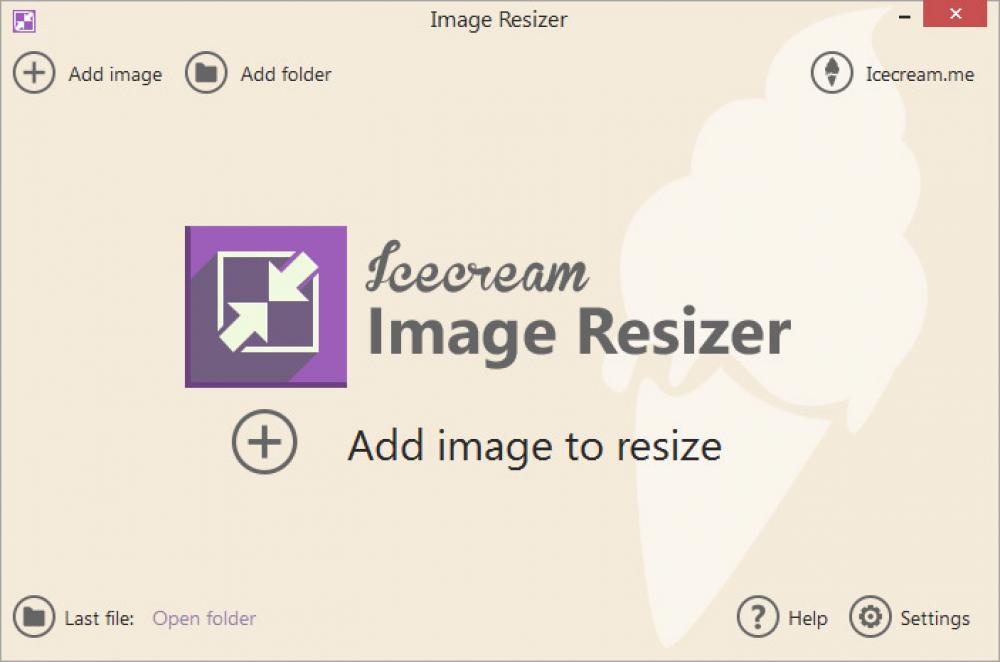 Icecream Image Resizer 2.14 (Shareware 8.59Mb)