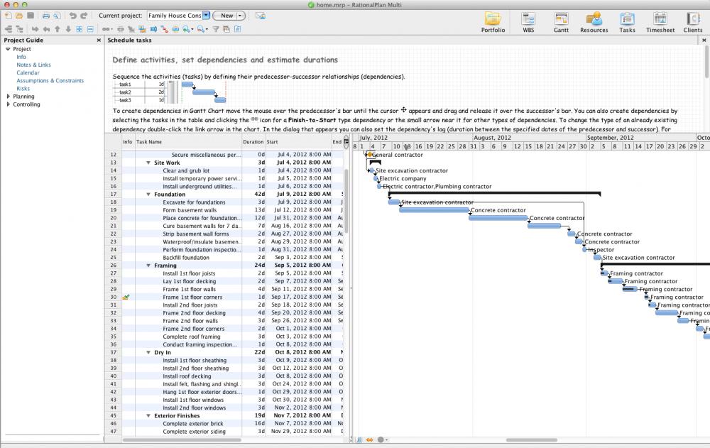 RationalPlan Multi Project for Mac 6.1 (Shareware 85.40Mb)