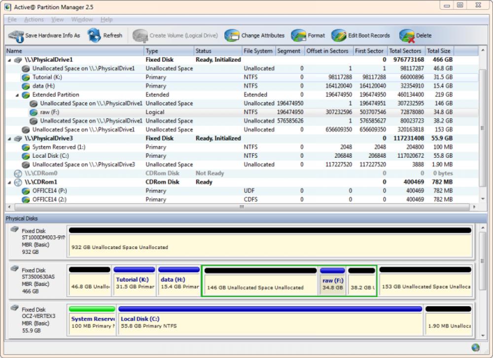 Active Partition Manager 23.0.0.2 (Freeware 19.68Mb)