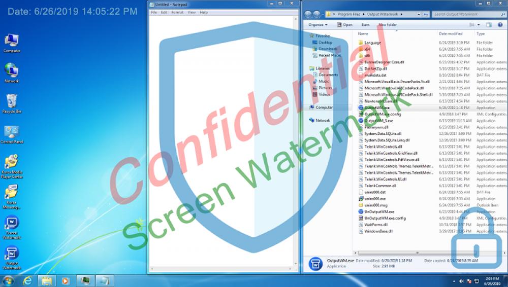 Screen Watermark 4.1.0.5 (Shareware 38.93Mb)