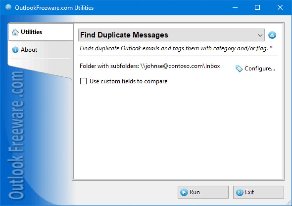 Find Duplicate Messages for Outlook 4.20 (Freeware 0.32Mb)