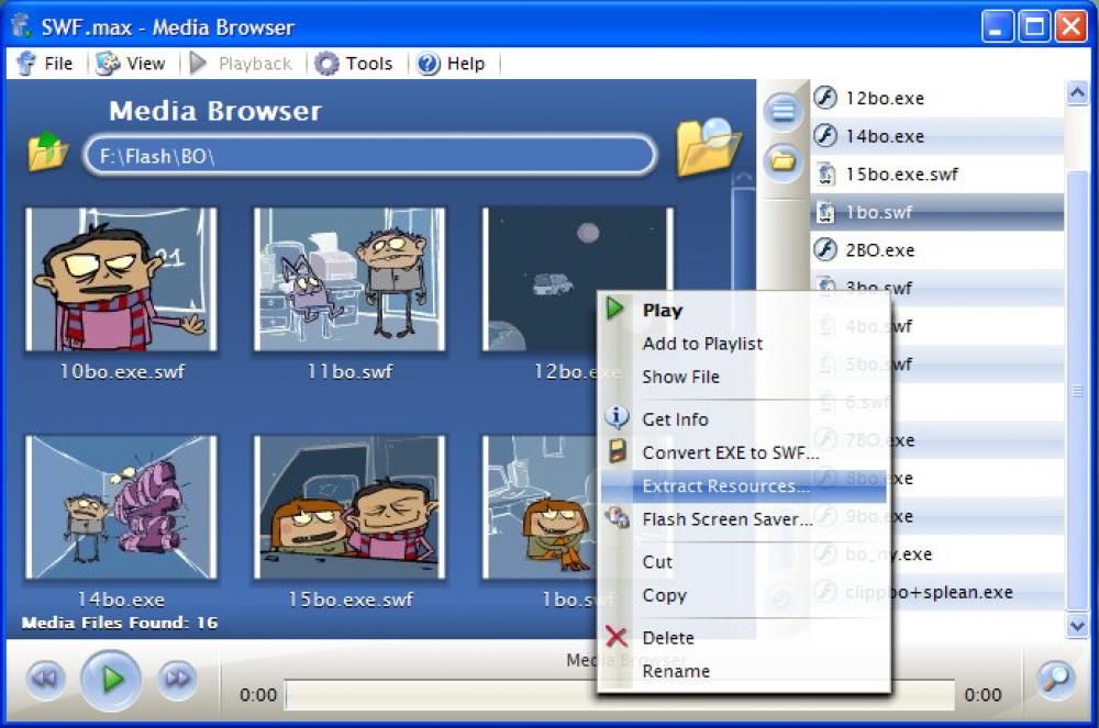 SWF.max Flash Player 2.1 (Freeware 0.97Mb)