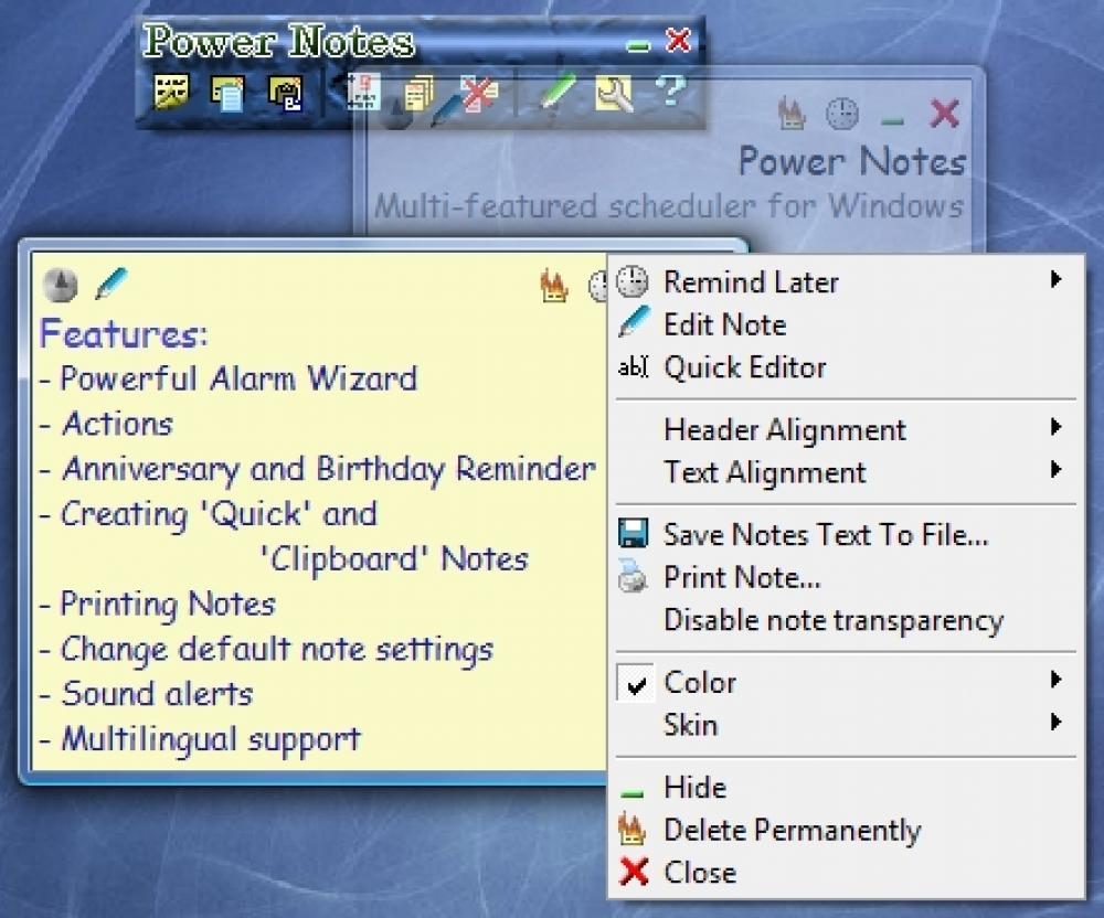 Power Notes 3.65 (Shareware 0.00Mb)